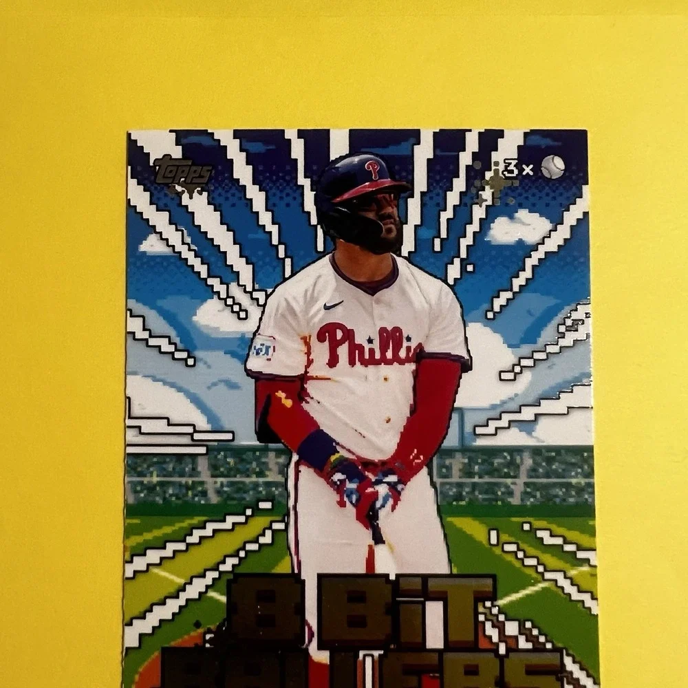 2026‎ Topps Series 1 Celebration Kyle Schwarber 8 Bit Ballers #8B-25 Phillies